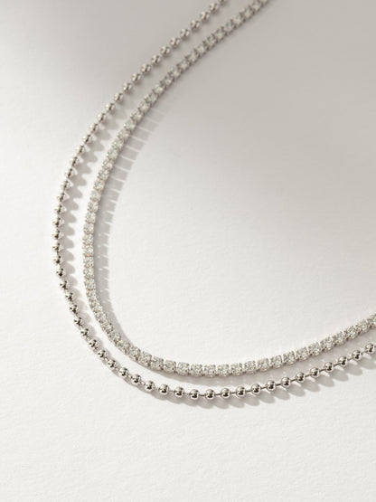Happy Hour Layered Tennis Necklace