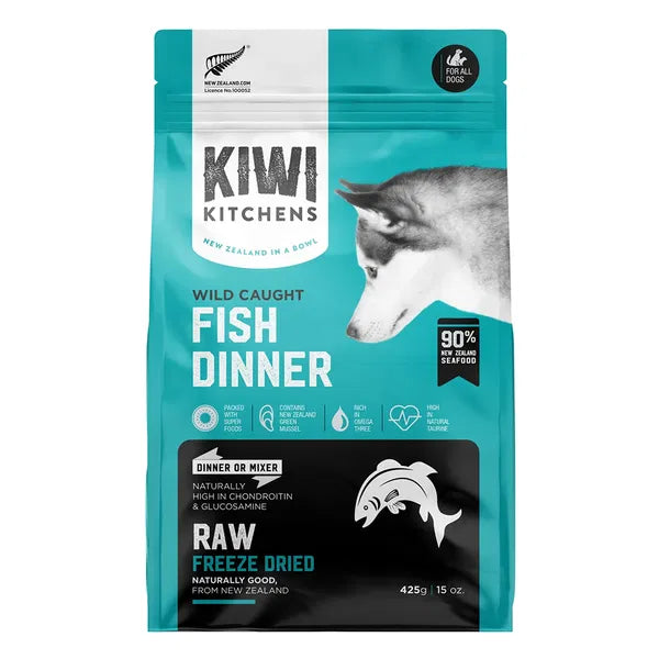 Kiwi Kitchens - Freeze-Dried Dog Food Fish Dinner