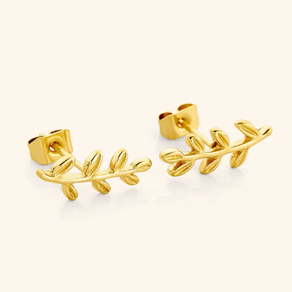 Palestine Olive Leaf Earrings