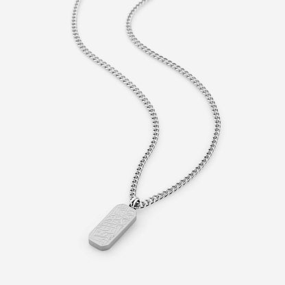 And We Created You In Pairs' Tag Necklace | Men