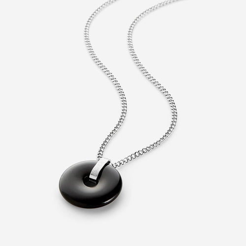 “Surely in the remembrance of Allah, hearts find comfort” Stone Necklace