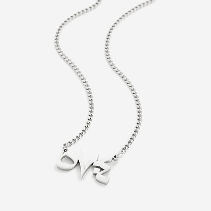 He is with you wherever you are' Verse Necklace | Men