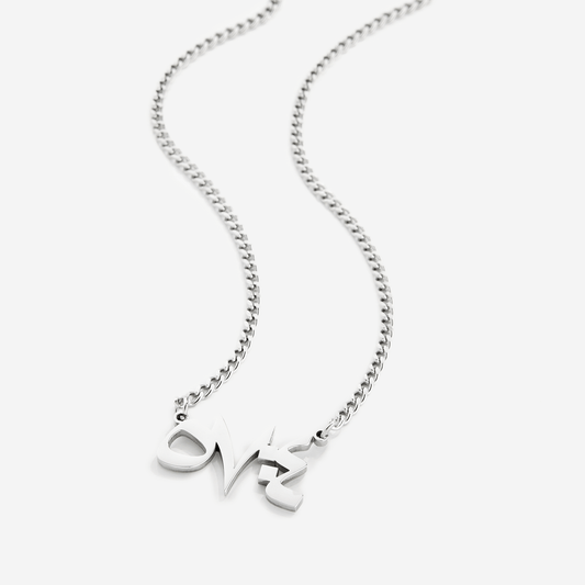 He is with you wherever you are' Verse Necklace | Men
