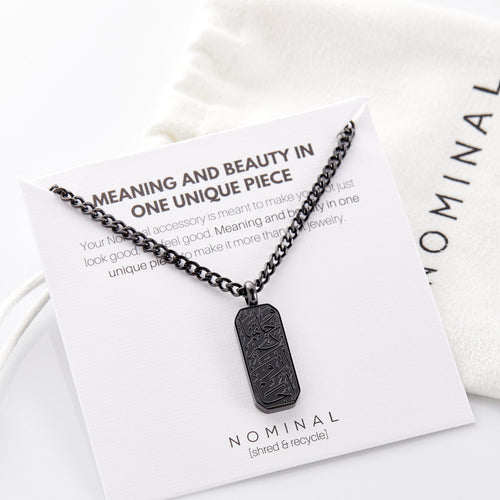 And We Created You In Pairs' Tag Necklace | Men