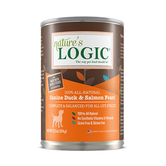 Nature's Logic Duck & Salmon Canned Dog Food