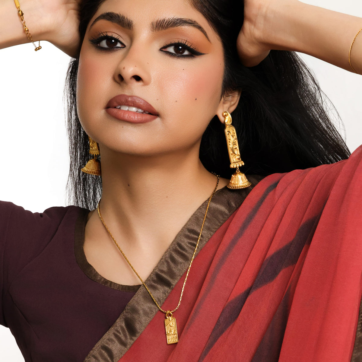 Jhumka Paisley Earrings