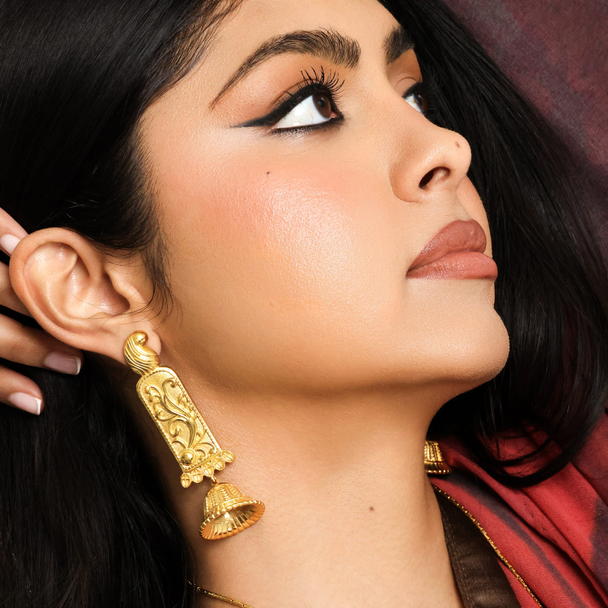 Jhumka Paisley Earrings