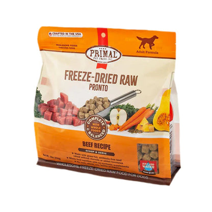 Primal Pronto Freeze-Dried Raw Food for Dogs
