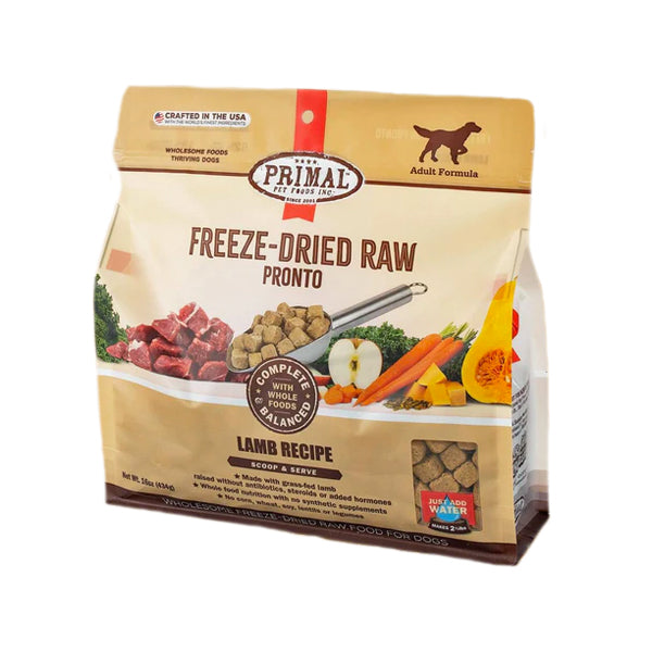 Primal Pronto Freeze-Dried Raw Food for Dogs