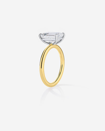 5.05 Emerald Lab Diamond in Cloud Solitaire