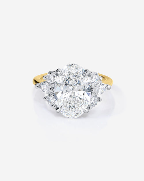 3.08 Oval Lab Diamond in The Ivy