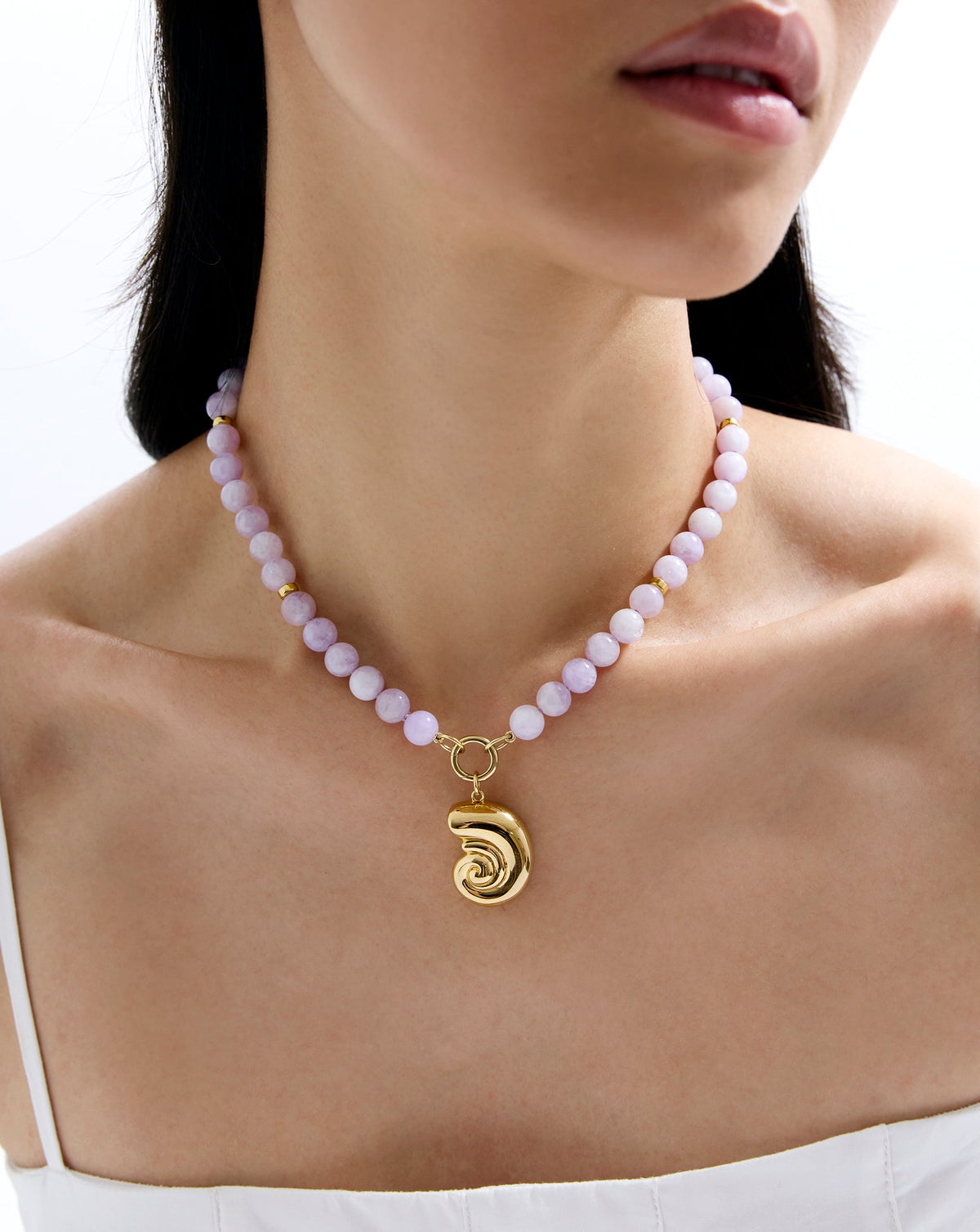 Amethyst Bead Necklace