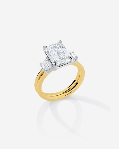 3.72 Emerald Lab Diamond in Whisper Thin® Embrace