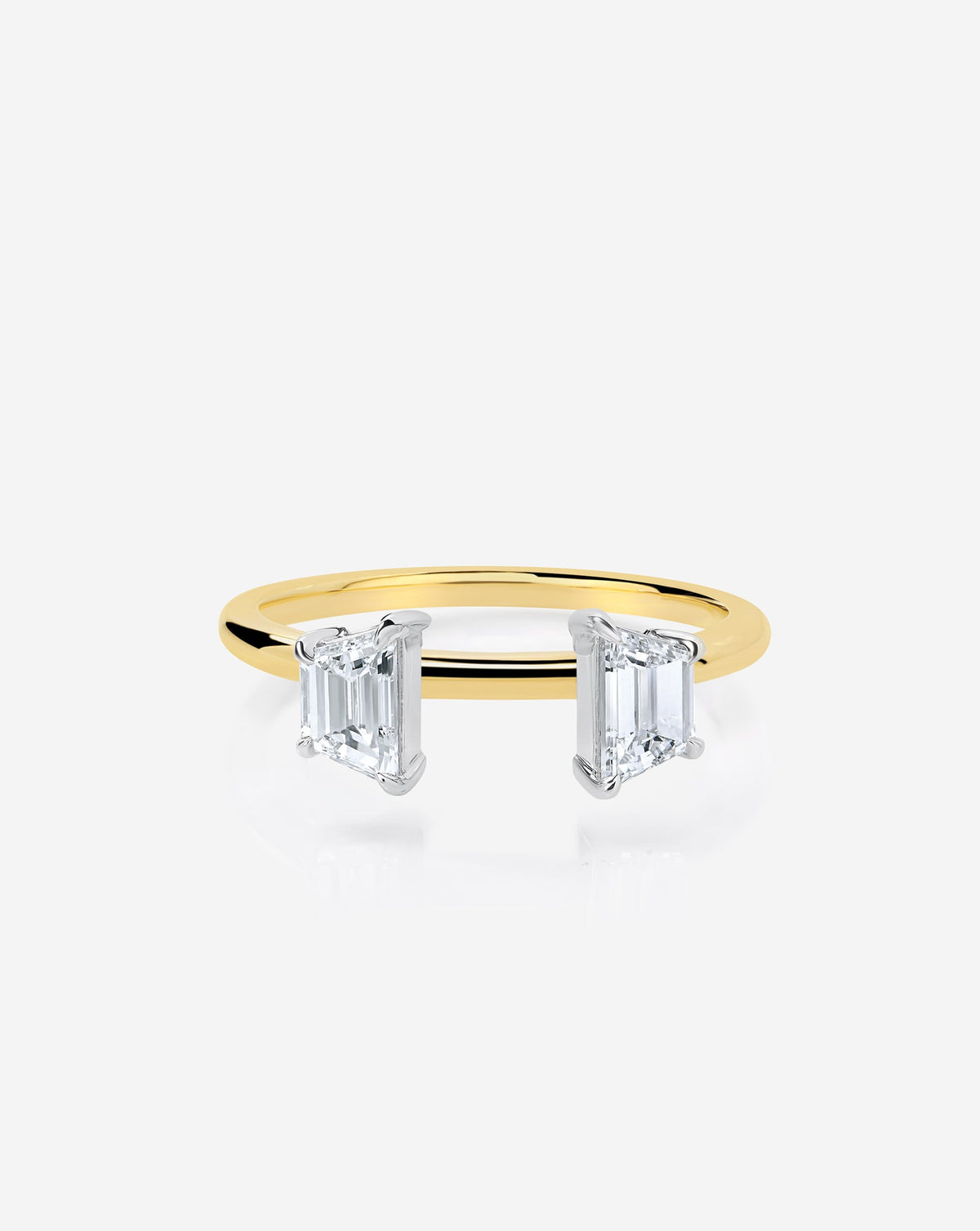 3.72 Emerald Lab Diamond in Whisper Thin® Embrace