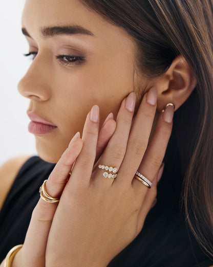 Bezel Lab Diamond Wrap Ring