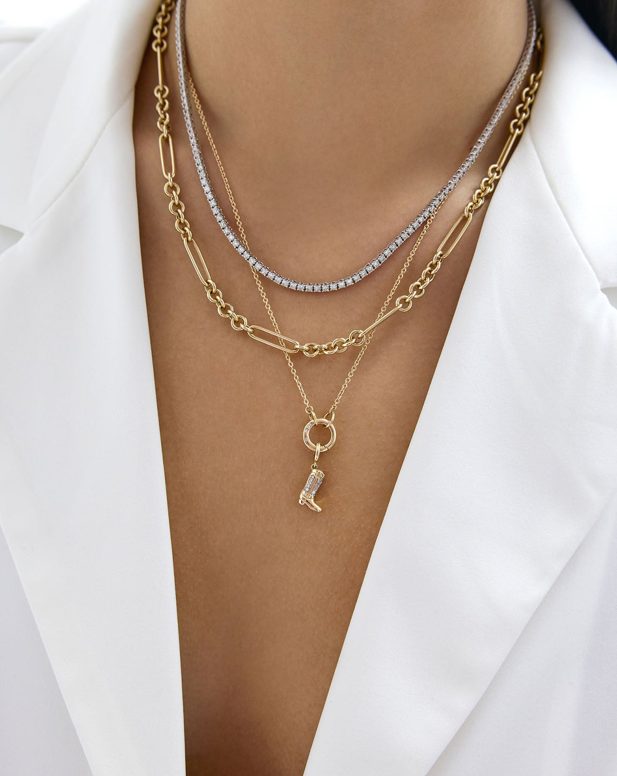 Clique Cable Chain Necklace