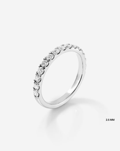 2.5 mm Classic Diamond Band | Platinum