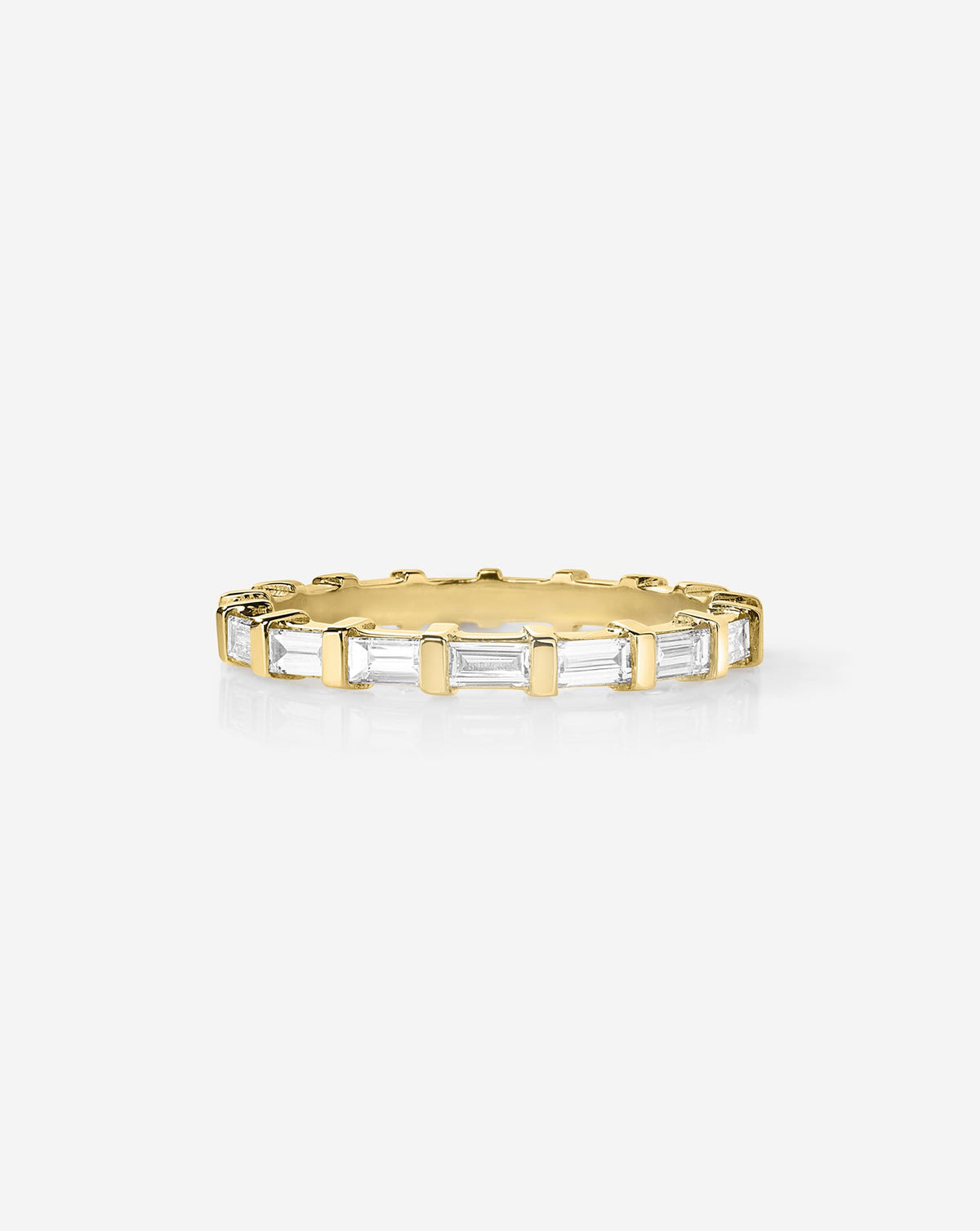 Baguette Bar Diamond Eternity Band