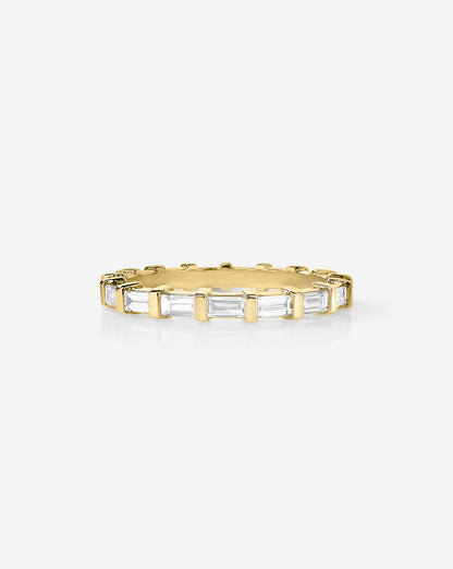 Baguette Bar Diamond Eternity Band