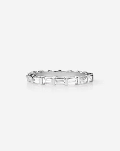 Baguette Bar Diamond Eternity Band