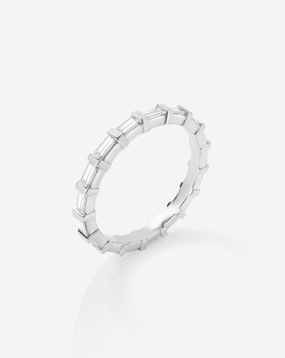 Baguette Bar Diamond Eternity Band
