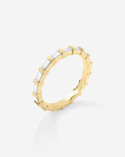 Baguette Bar Diamond Eternity Band