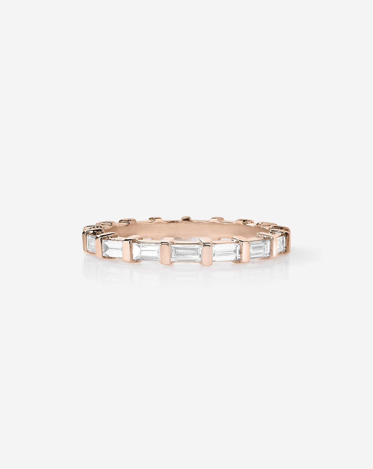 Baguette Bar Diamond Eternity Band