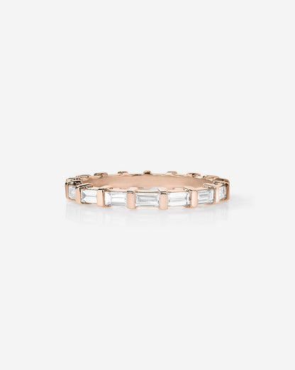 Baguette Bar Diamond Eternity Band
