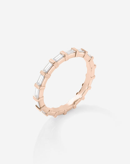 Baguette Bar Diamond Eternity Band
