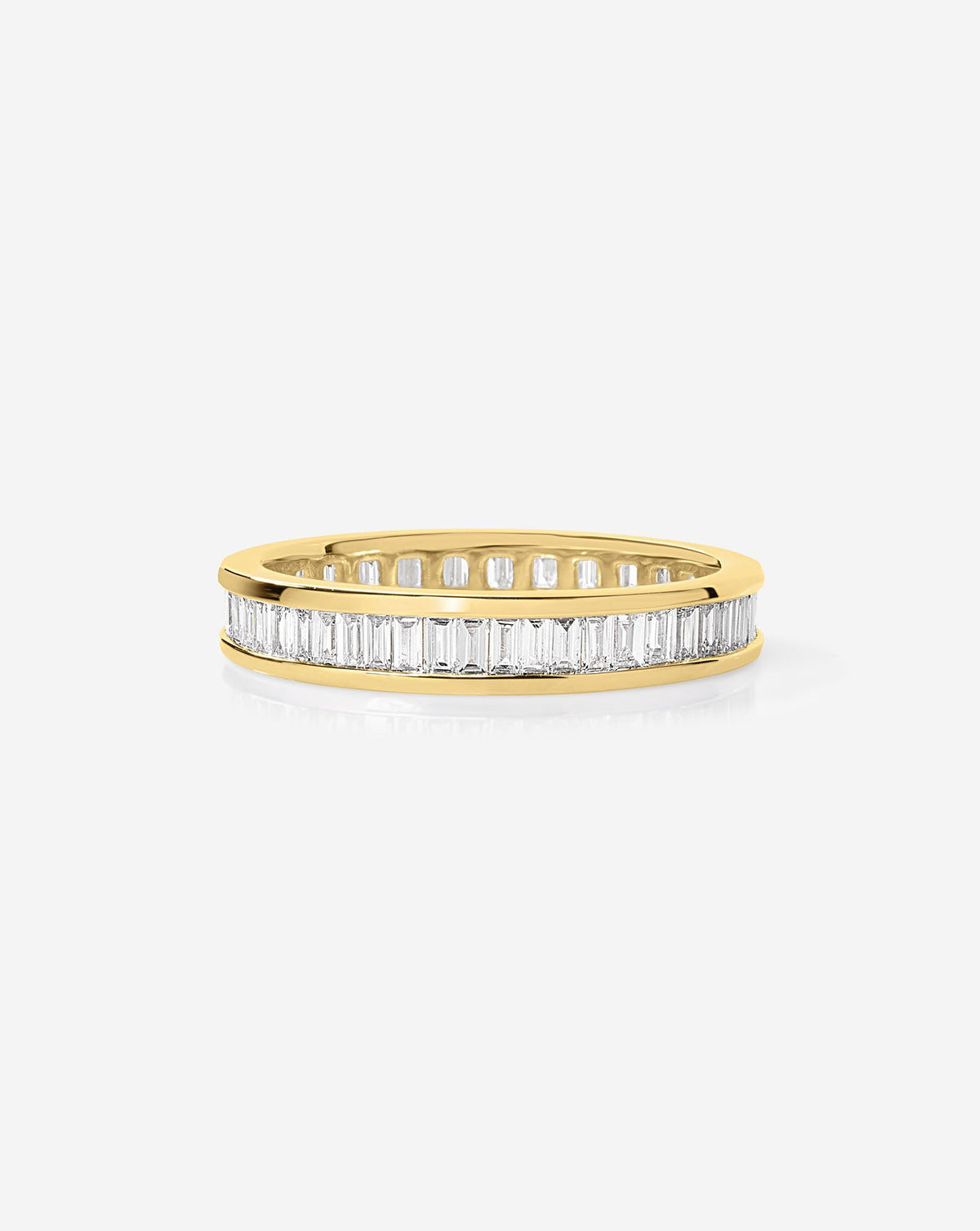 Baguette Diamond Channel Set Eternity Band