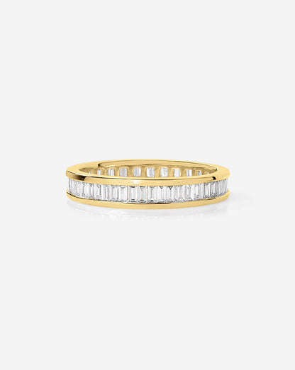 Baguette Diamond Channel Set Eternity Band