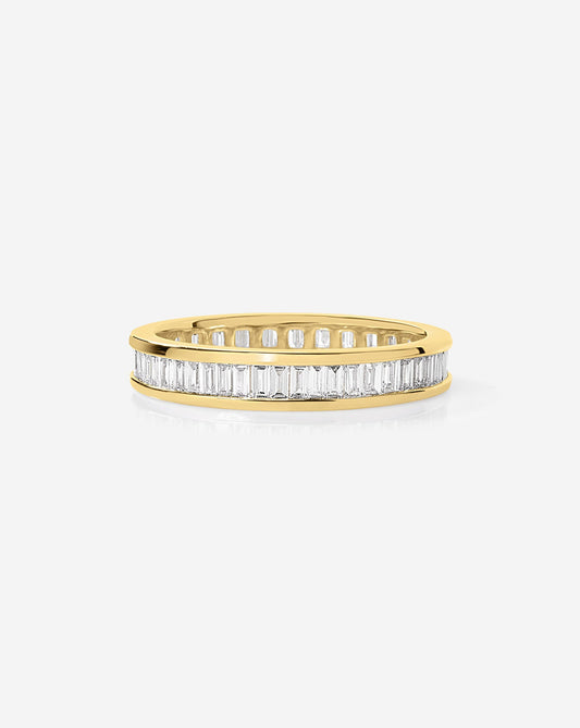 Baguette Diamond Channel Set Eternity Band