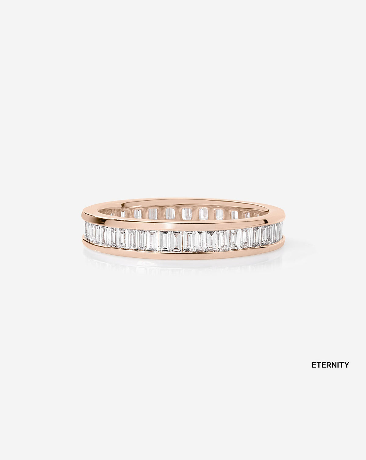 Baguette Diamond Channel Set Eternity Band