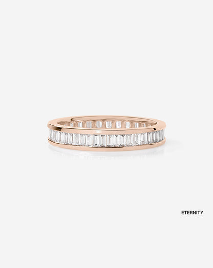 Baguette Diamond Channel Set Eternity Band