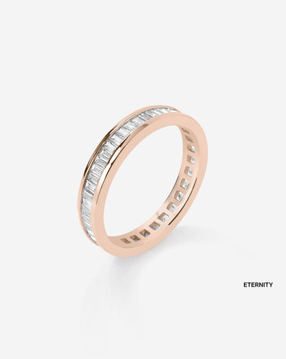 Baguette Diamond Channel Set Eternity Band