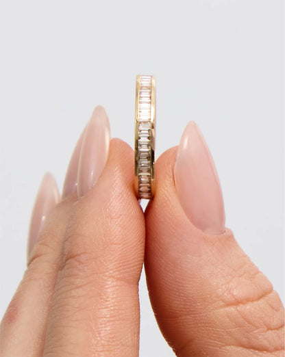 Baguette Diamond Channel Set Eternity Band