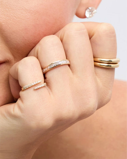 Baguette Diamond Channel Set Eternity Band