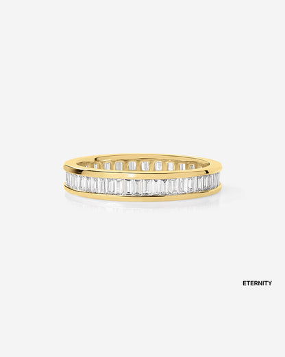 Baguette Diamond Channel Set Eternity Band
