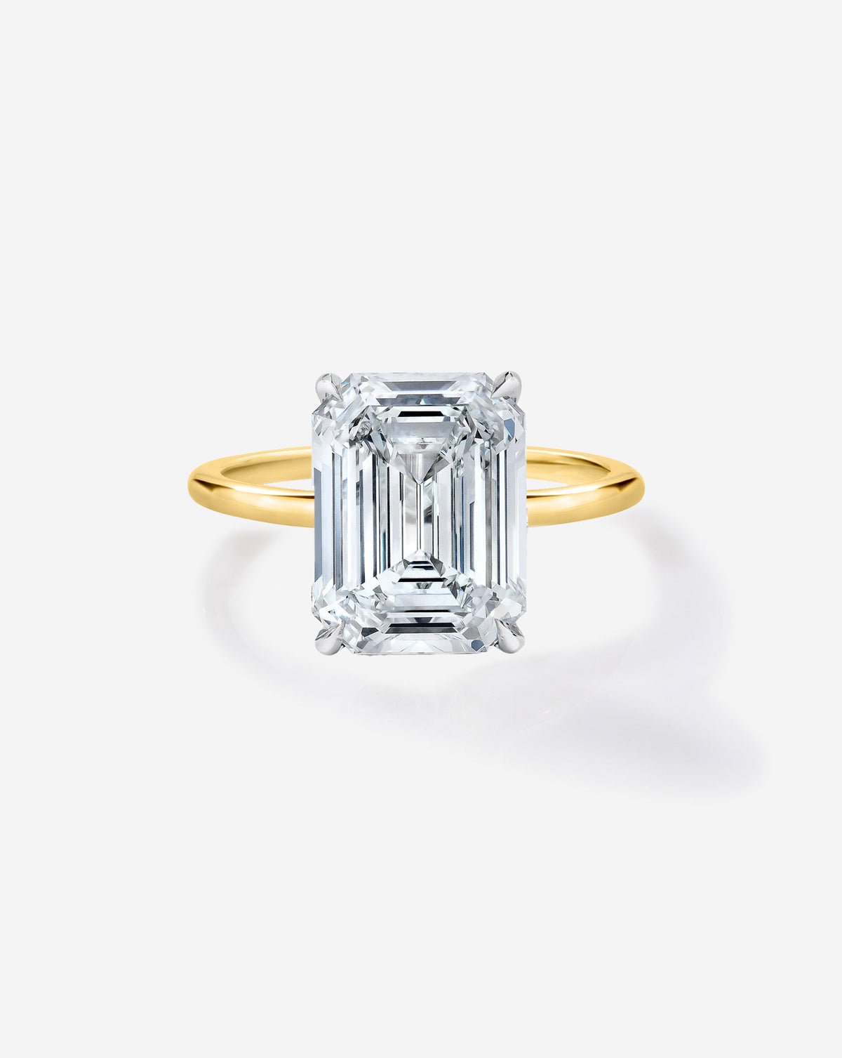 3.67 Emerald Lab Diamond in Whisper Thin®