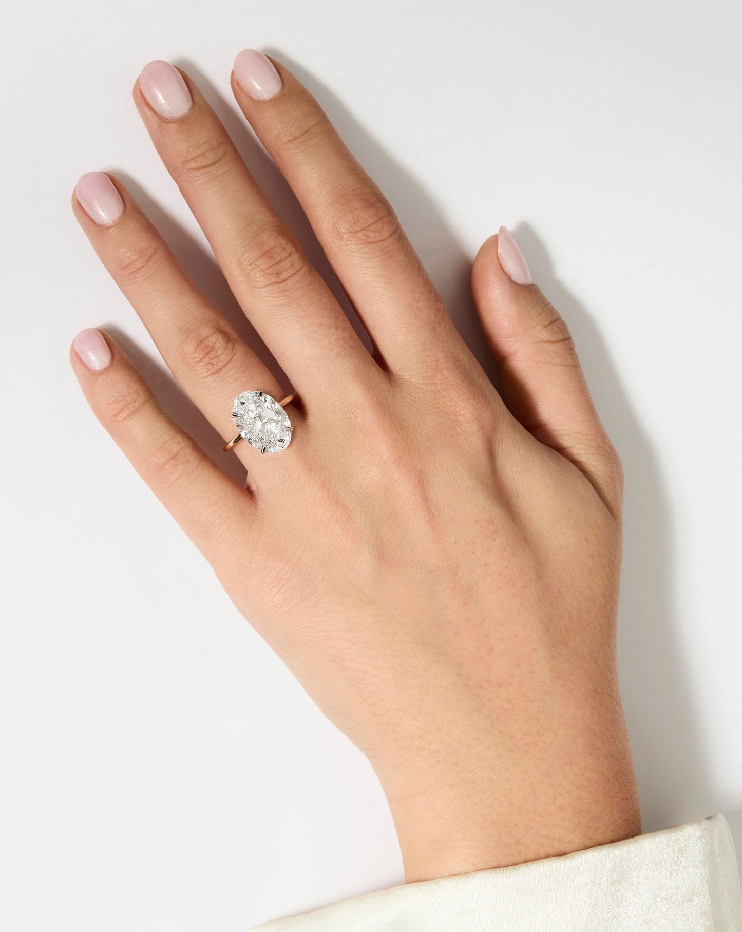 6.07 Oval Lab Diamond in Whisper Thin®