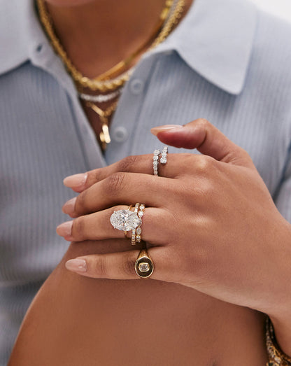 6.07 Oval Lab Diamond in Whisper Thin®