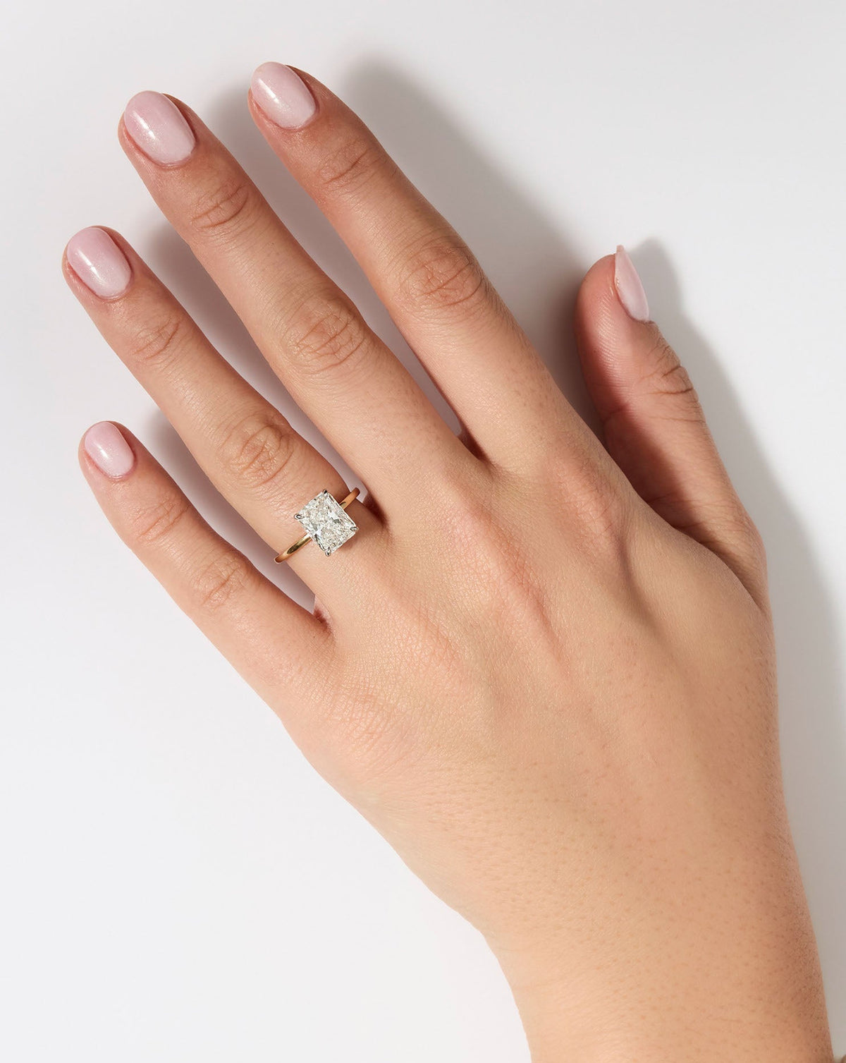3.67 Radiant Lab Diamond in Whisper Thin® Hidden Halo