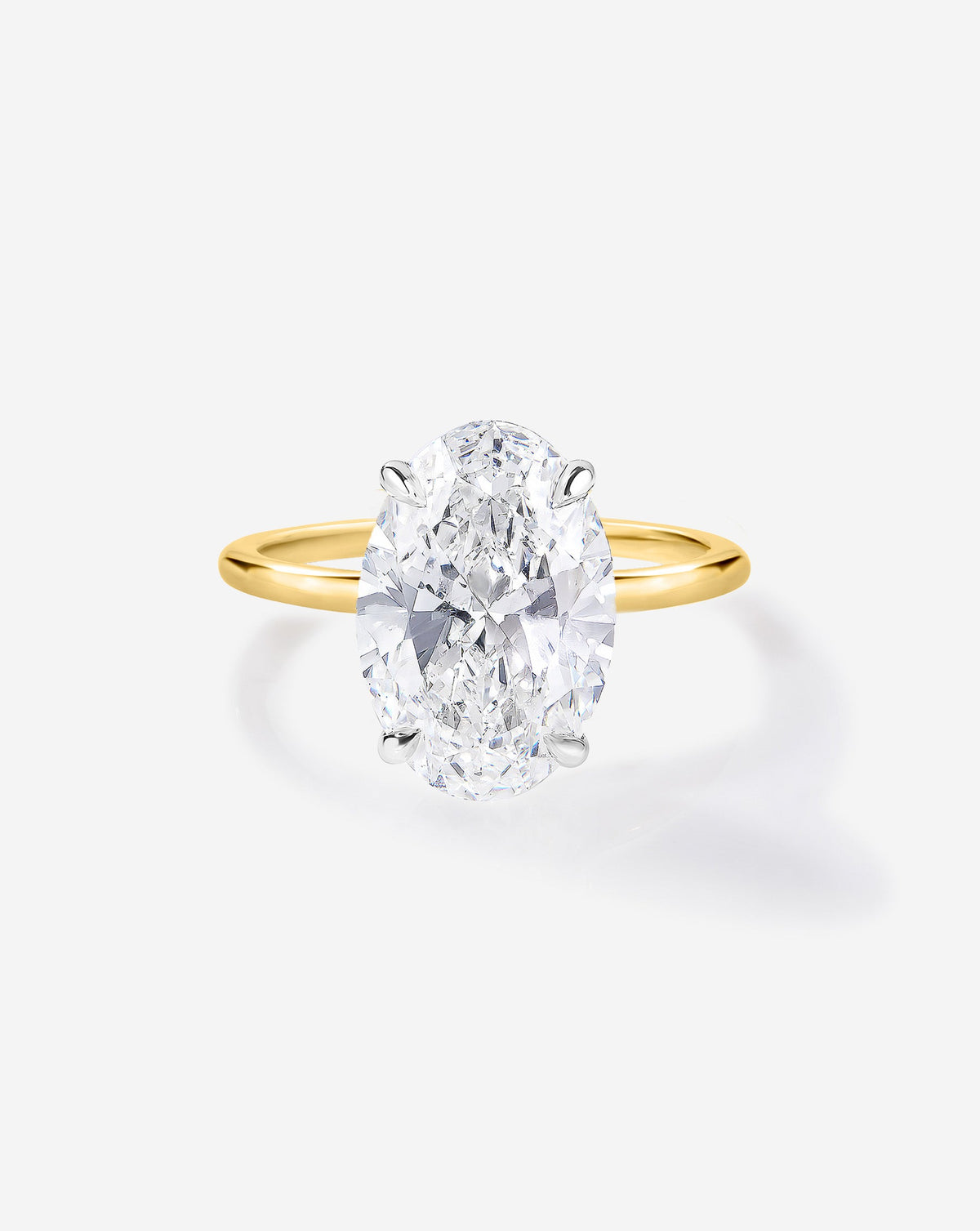 3.04 Oval Lab Diamond in Whisper Thin®