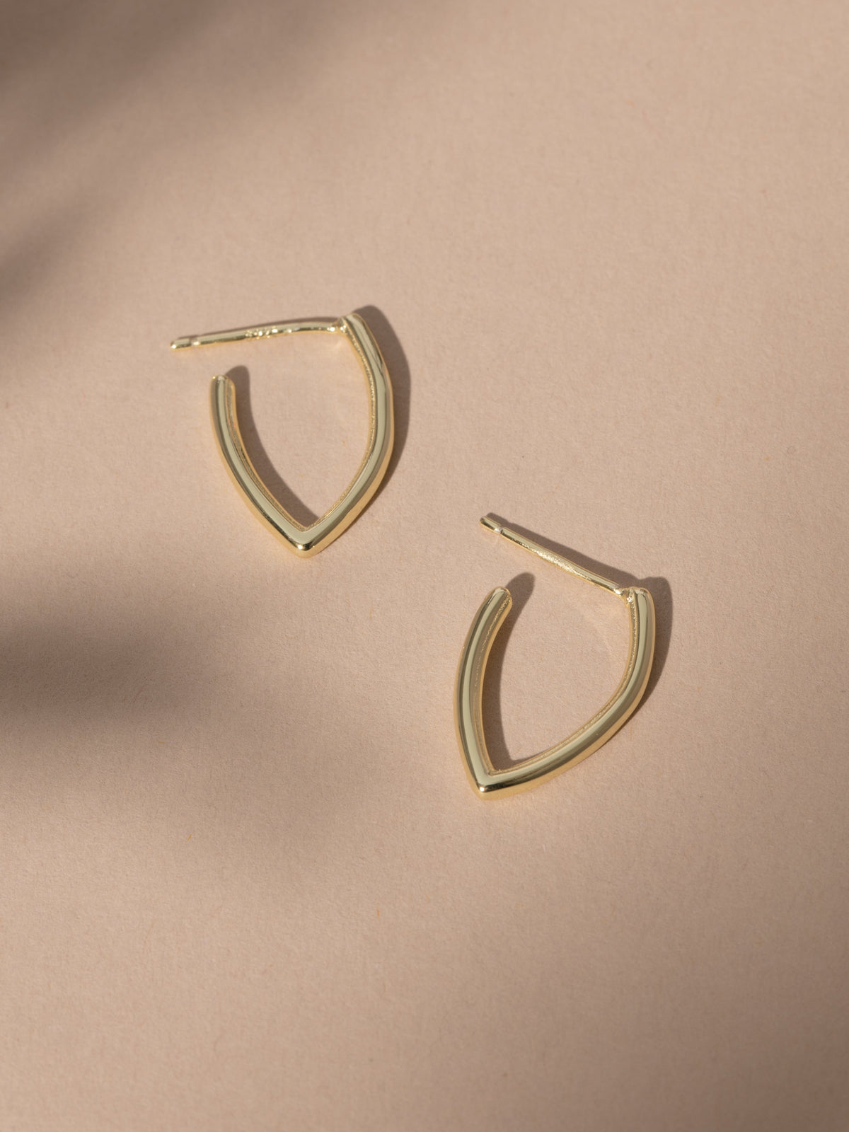 Vermeil Chic Hoop Earrings