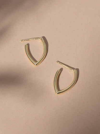 Vermeil Chic Hoop Earrings