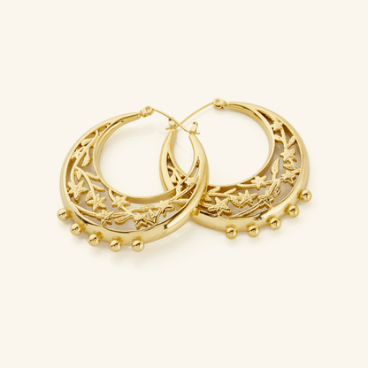 Jasmine Crescent Hoop Earrings | VELA x Nominal