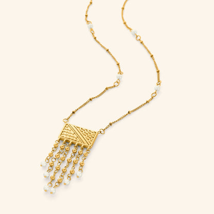Raining Keffiyeh Necklace