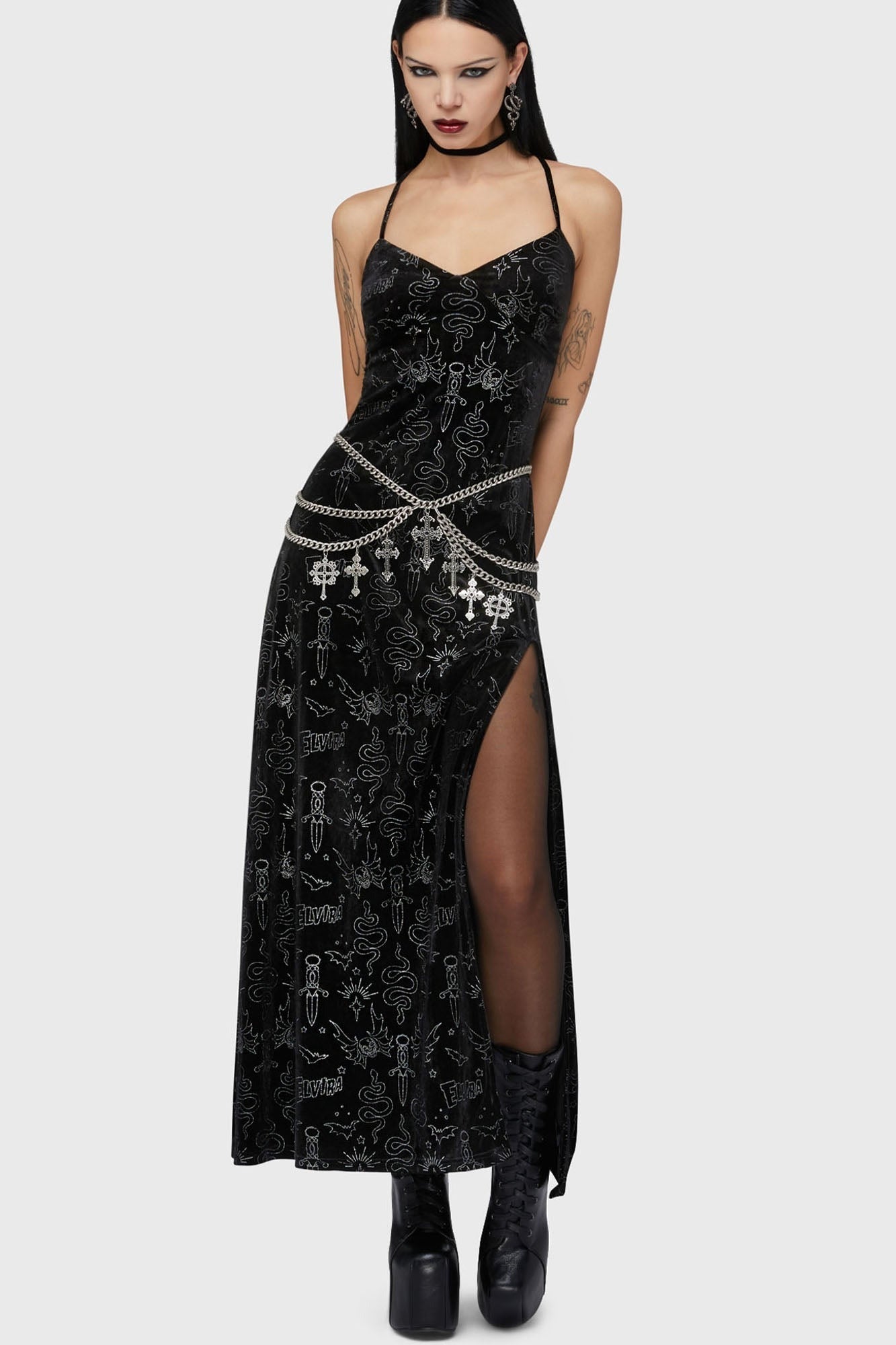 Crucifix Chain Belt