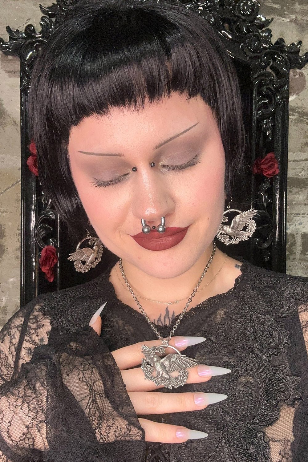 A Murder in the Roses Necklace