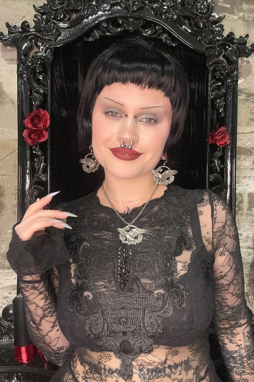A Murder in the Roses Necklace